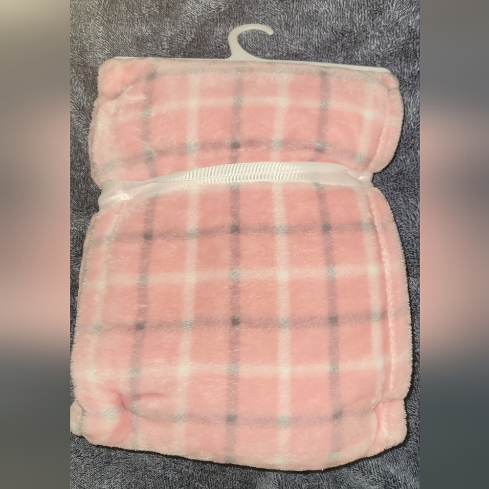 Duck Duck Goose Pink Baby Blanket With Neck Pillow NWT - Picture 4 of 5